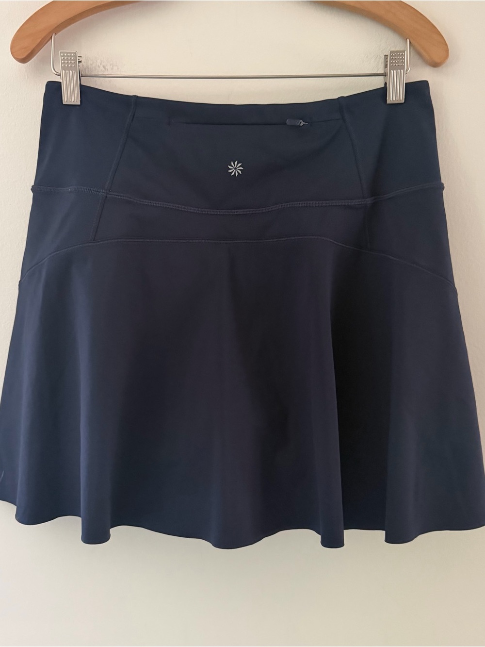 Athleta Skort Ace A-Line 15.5" Navy Skort Size Medium Tennis Golf Travel Active - Picture 2 of 9